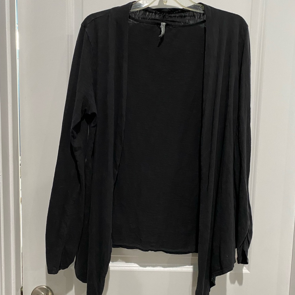 New Directions Weekend black cardigan, Sz L